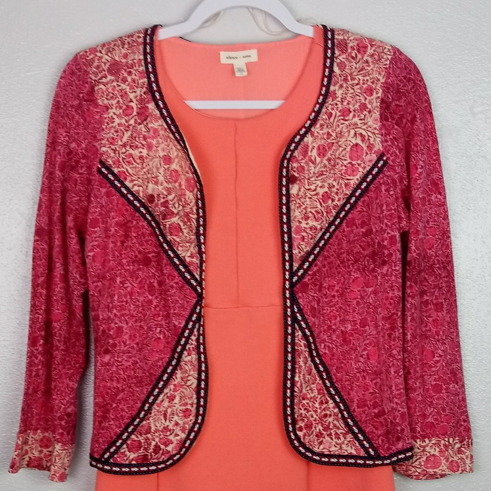 AEO Boho Embroidered Floral Spring Cardigan